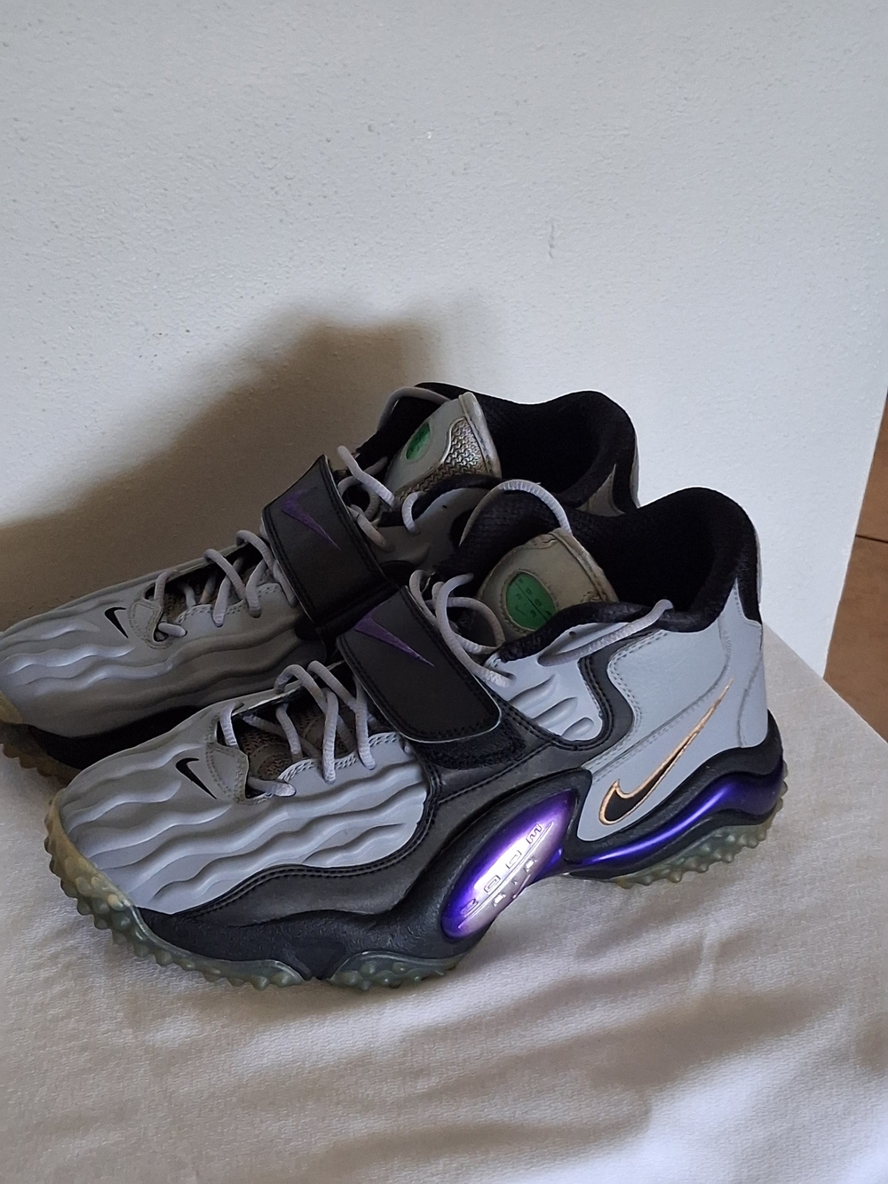 Nike Air Zoom Turf Jet 97 Baltimore Ravens Men's Size 10 Athletic Shoes/sneakers